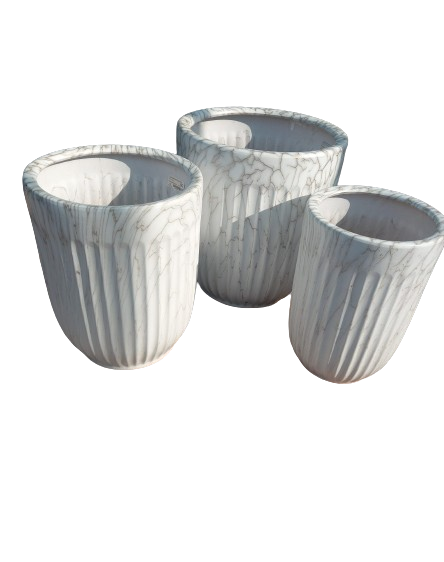 Ceramic U Shape Cylinder Pot GZ
