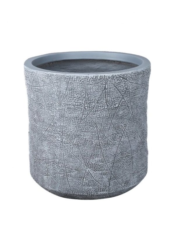Grey Clayfibre plant pot GRV