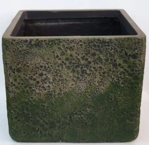 Square Planter Pots Green GRV