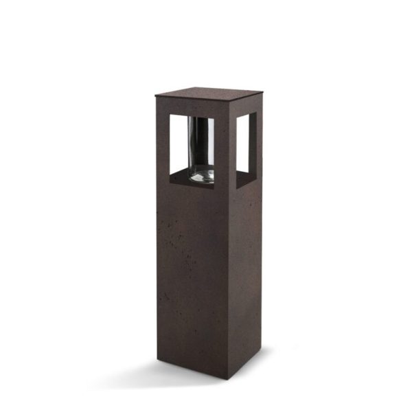Grigio Lamp with Glass Rusty Iron-Concrete ACA