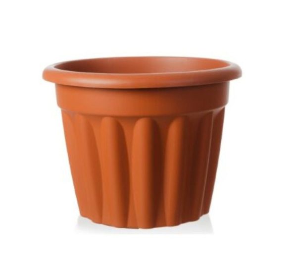 Red Plastic Pot