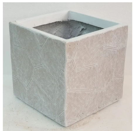 Square Fiber Clay Plant Pot FS7