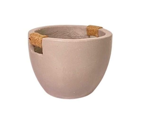 Graved Handles Ceramic Pot