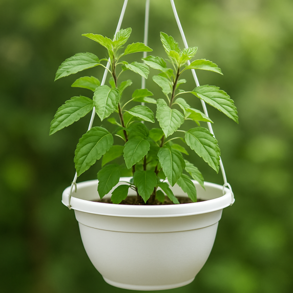 Hanging Tulsi plant