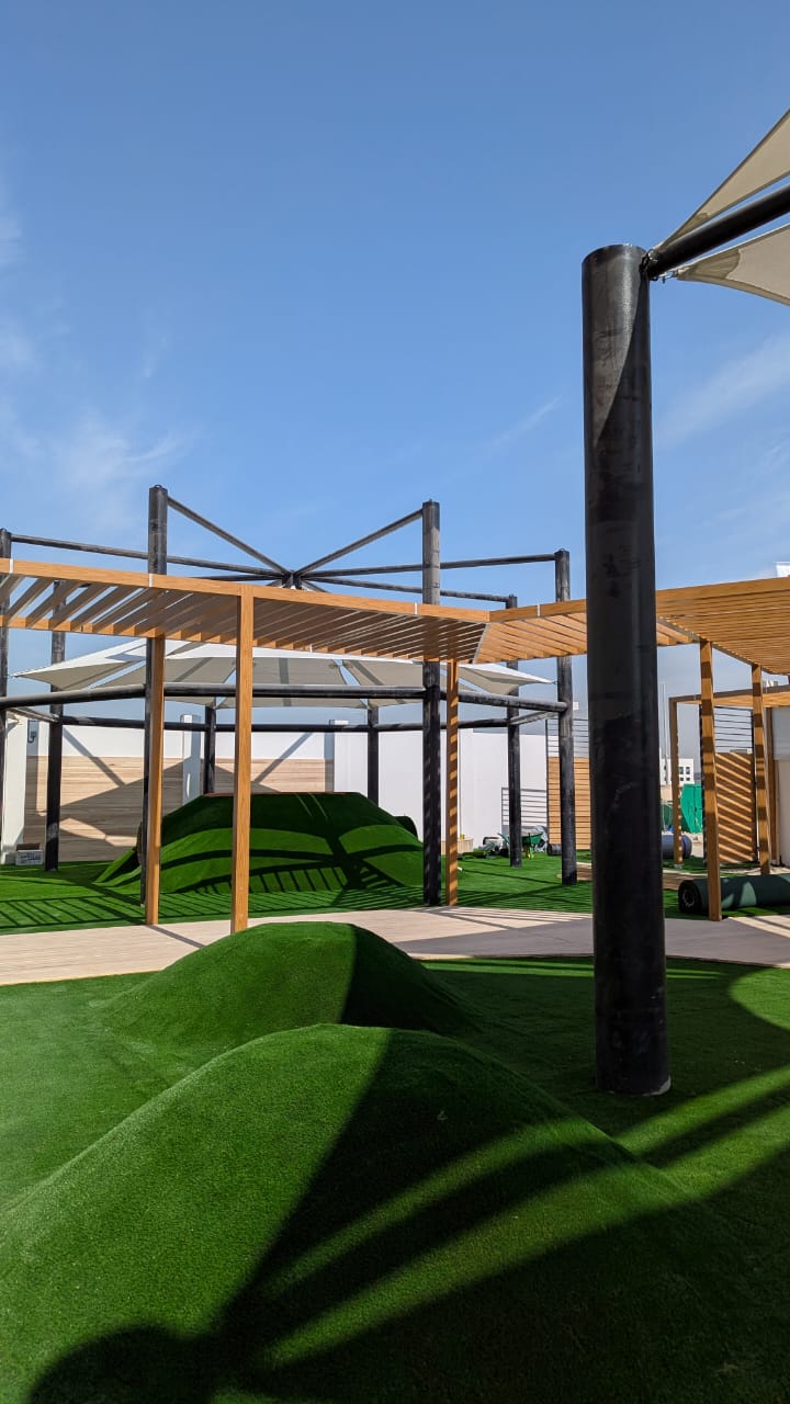 Landscape Grass Installation