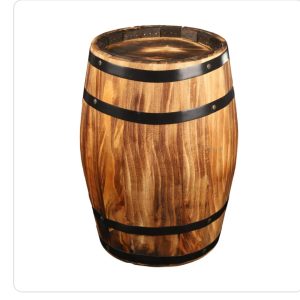 Decorative Wooden Barrel